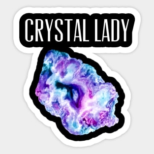 Crystal lady Sticker